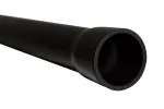 Rura osłonowa gładka przepustowa z kielichem ROS-Zł-M (RHDPE) 110/3,7 - czarna -6 m (50szt/paleta)