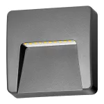 SLIGO LED 3W, lampa elewacyjna, 240lm, IP65, 4000K, kwadratowa, szara