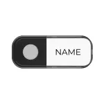 Przycisk bezprzewodowy bateryjny do rozbudowy dzwonków z serii FUDU, czarny