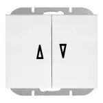 Łącznik roletowy p/t Onyx, 10A, 250V, WP-10O, biały