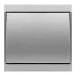 Łącznik krzyżowy p/t Luna, 10A, 250V, WP-8L, srebrny