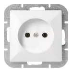 Gniazdo pojedyncze p/t 2P Pearl, 16A, 250V, PT-15P, biały