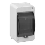 Obudowa modułowa natynkowa S-3, z szybką dymną, bez złączki, biała, IP40