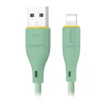 Kabel USB-A - Lightning Miccell VQ-D06, 2,4A, 1m, zielony