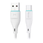Kabel USB-A - USB-C Miccell VQ-D06, 2,4A, 1m, biały