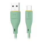 Kabel USB-A - microUSB Miccell VQ-D06, 2,4A, 1m, zielony