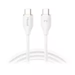Kabel USB-C - USB-C Miccell VQ-D09, 100W, 1,5m, biały
