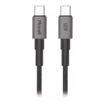 Kabel USB-C - USB-C Miccell VQ-D34, 60W, 1,2m, czarny