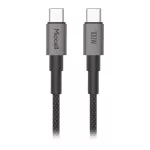 Kabel USB-C - USB-C Miccell VQ-D34, 100W, 1,2m, czarny