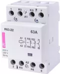 R 63-22 230V Stycznik modułowy 63A 2 styki zwierne i 2 rozwierne (3 mod. 4 bieg.)