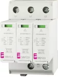 ETITEC SM T12 300/12,5 3+0 RC Ogranicznik przepięć T1, T2 (B, C) - bez prądu upływu