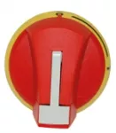 CLBS-EH125/01YR Rączka drzwiowa czołowa i boczna prawa żółto-czerwona