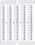 ES-NU0851520 Oznacznik 11 do 20 (100 szt.)