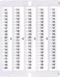 ES-NU0851520 Oznacznik 11 do 20 (100 szt.)