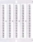 ES-NU0851530 Oznacznik 21 do 30 (100 szt.)