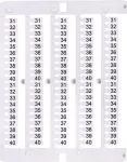 ES-NU0851540 Oznacznik 31 do 40 (100 szt.)