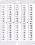 ES-NU0851550 Oznacznik 41 do 50 (100 szt.)