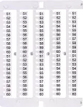 ES-NU0851560 Oznacznik 51 do 60 (100 szt.)