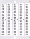 ES-NU0851580 Oznacznik 71 do 80 (100 szt.)