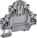 ESP2-HMD.2N Złączka sprężynowa 2-poziomowa 2,5 mm2 (szara)