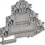 ESP3-HLD.2 Złączka sprężynowa 3-poziomowa 2,5 mm2 (szara)