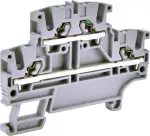 ESH-EFD.2 Złączka sprężynowa 2-poziomowa 2,5mm2 PUSH-IN (szara)