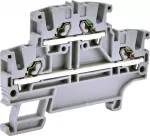 ESH-EFD.2 Złączka sprężynowa 2-poziomowa 2,5mm2 PUSH-IN (szara)