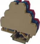 VS 2,5 NAI3+ Złączka gwintowa 3–piętrowa plus (2,5 mm2) (czerwona)