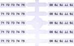 EO3 71-80 Oznacznik elastyczny (20 x 10 szt.)