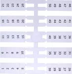 EO4 1-50 Oznacznik elastyczny (4 x 50 szt.)