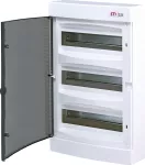 ECT36PT-s Obudowa natynkowa 3 rzędy po 12 mod. drzwi transparentne