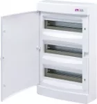 ECT36PO-s Obudowa natynkowa 3 rzędy po 12 mod. drzwi białe