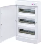 ECT36PO-s Obudowa natynkowa 3 rzędy po 12 mod. drzwi białe