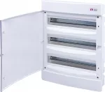 ECM 3x18PO-s Obudowa podtynkowa 3 rzędy po 18 mod. drzwi białe