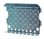 PM2x18RJ Płyta montażowa perforowana pod gniazdko i 8 adapterów RJ