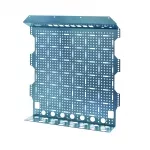 PM3x18RJ Płyta montażowa perforowana pod gniazdko i 8 adapterów RJ