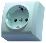 EGN-1BS/00 Gniazdko schuko 230V z zestawem montażowym