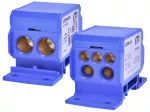 EDBM-8/N Blok rozdzielczy 192A (2x4-70mm2/2x4-35mm2+3x2,5-25mm2) niebieska