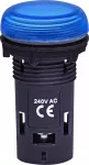 ECLI-240A-B Lampka LED 240V AC - niebieska