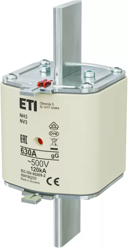 NH3 gG 630A/500V Wkładka topikowa NH - zwłoczna / KOMBI