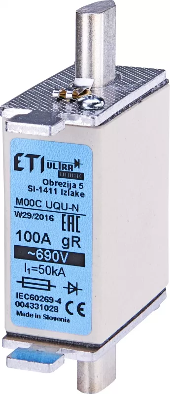 NH000 UQ gR 63A/690V Wkładka topikowa NH - ultraszybka
