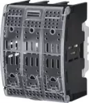 PTIP 00 2M6-2M6 3p Podstawa bezpiecznikowa NH - NH00 / 160 A / 3P / AC 690 V / osłona zacisków + pokrywa