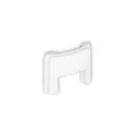 Zaślepka z wpustem do korytka 25x15 mm do puszki natynkowej pojedynczej PUO-1 biały