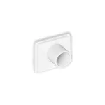 Zaślepka z wypustem fi 18 mm do puszki natynkowej pojedynczej PUK-1 / PUZ-1 biały