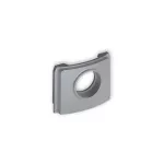 Zaślepka z wpustem do rurki fi 18 mm do puszki natynkowej pojedynczej PUO-1 srebrny metalik