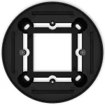 Puszka natynkowa pojedyncza okrągła ICON i MINI czarny mat