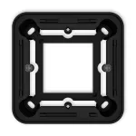 Puszka natynkowa pojedyncza zaokrąglona ICON i MINI czarny mat