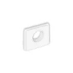 Zaślepka z wpustem do rurki fi 18 mm do puszki natynkowej pojedynczej PUK-1 / PUZ-1 biały mat