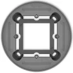 Puszka natynkowa pojedyncza okrągła ICON i MINI szary mat