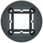 Puszka natynkowa pojedyncza okrągła ICON i MINI grafitowy mat